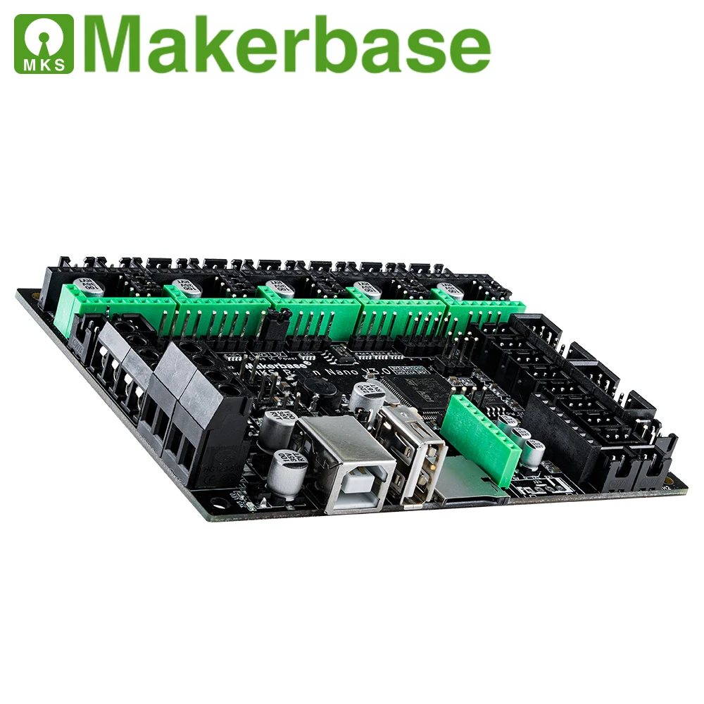 Makerbase MKS Robin Nano V3 32 бит 168 МГц F407 плата управления запчасти для 3D принтера TFT экран USB