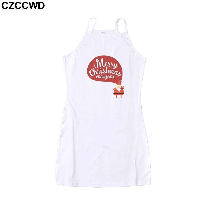 Новое летнее платье для девочек в стиле Бохо женское рождественское с принтом