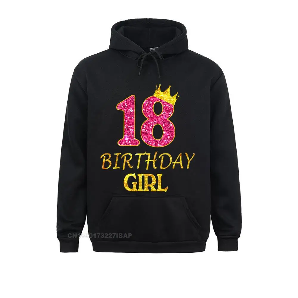 18th Birthday Shirt 18 Years Old 18th Gift High Street Hoodies for Boys Autumn Sweatshirts Custom Hoods Cheap