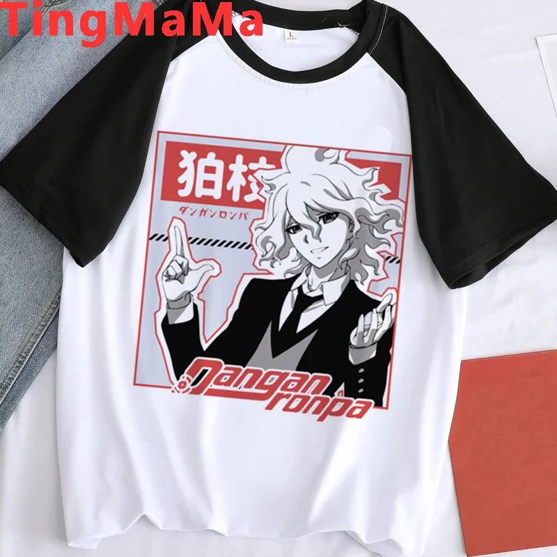 

Мужская футболка с надписью «Danganronpa Nagito Komaeda Ouma Kokichi»