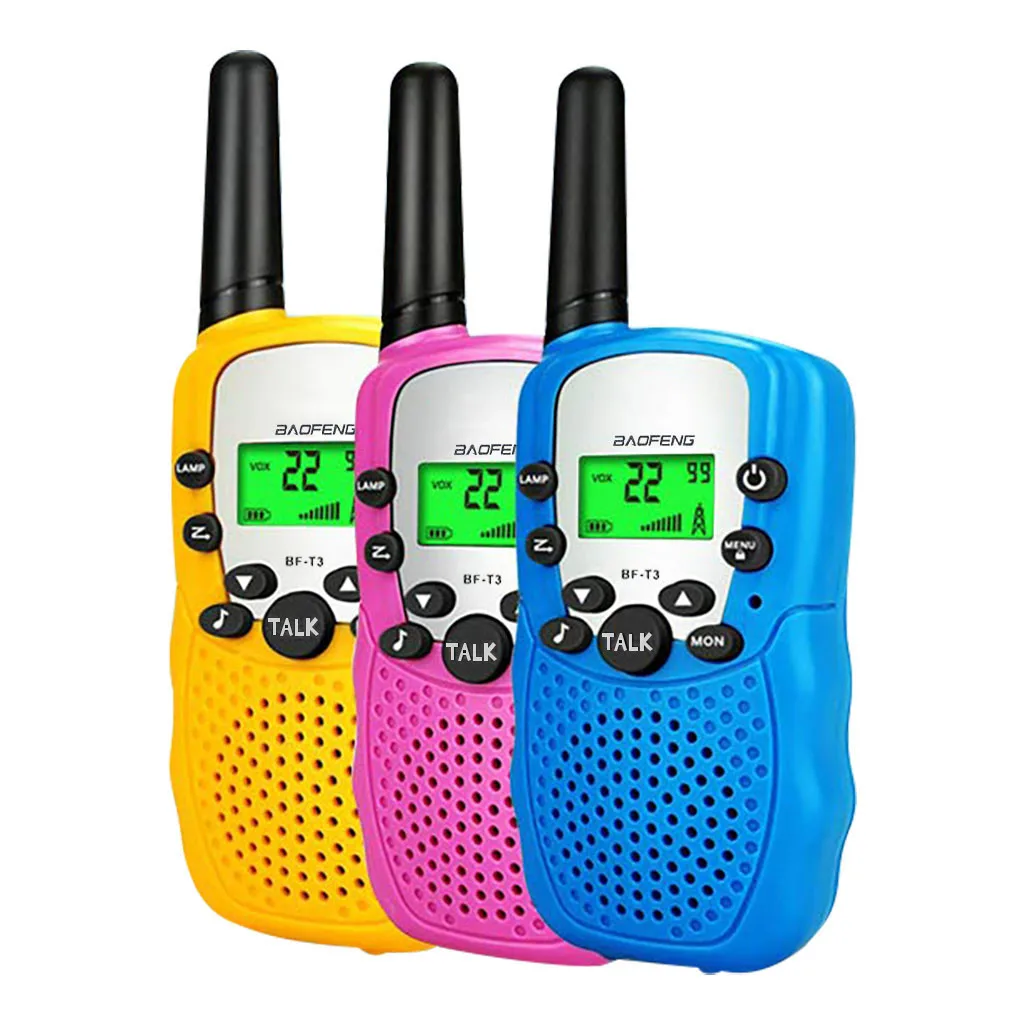 3 шт. детские игрушки 22 канала рации двухстороннее радио UHF длинный диапазон