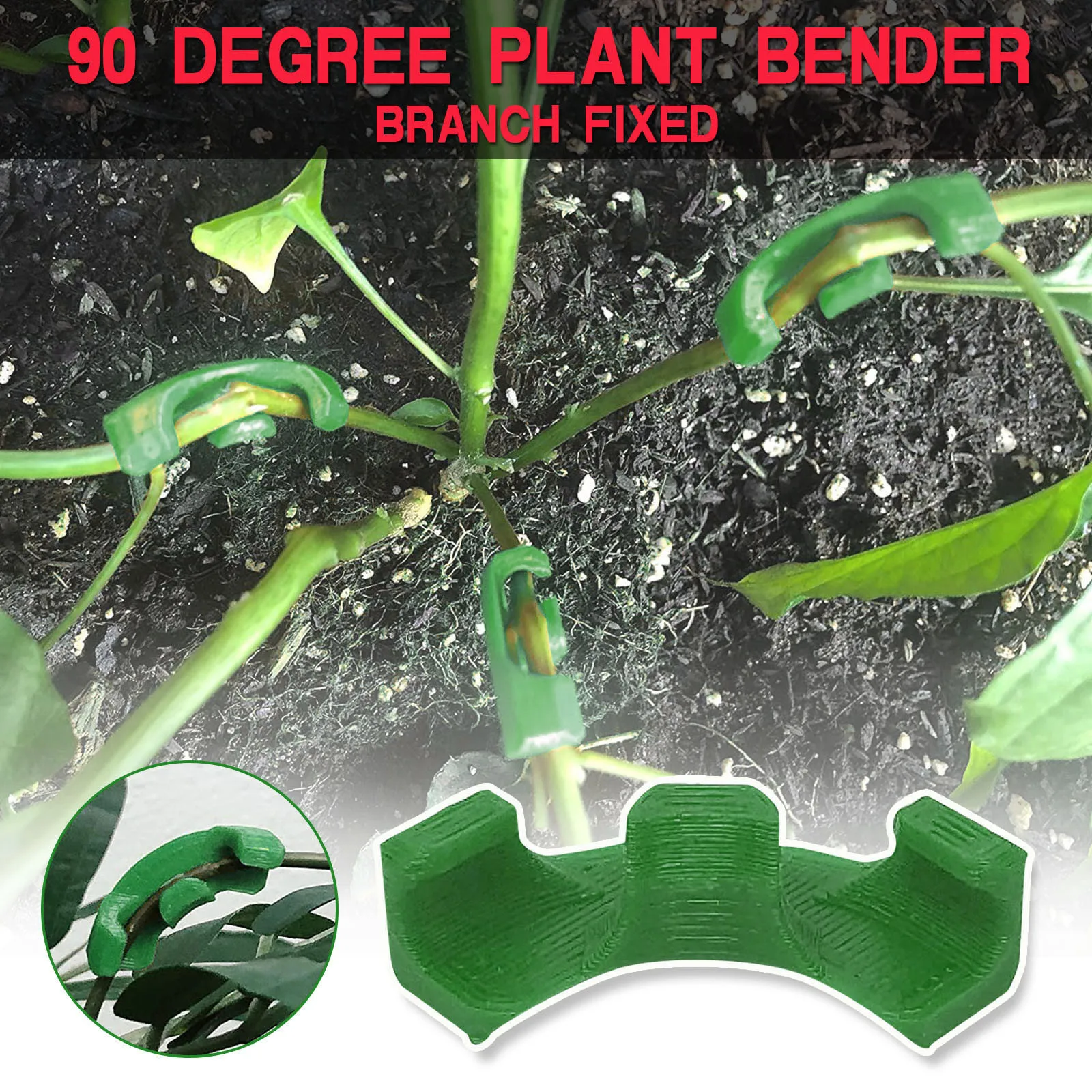 

1Pcs Bend The Plant Clips 90 Degree Bender For Low Stress Training Curved Plant Holder Plant Degree Plant Supports Plant #Y5