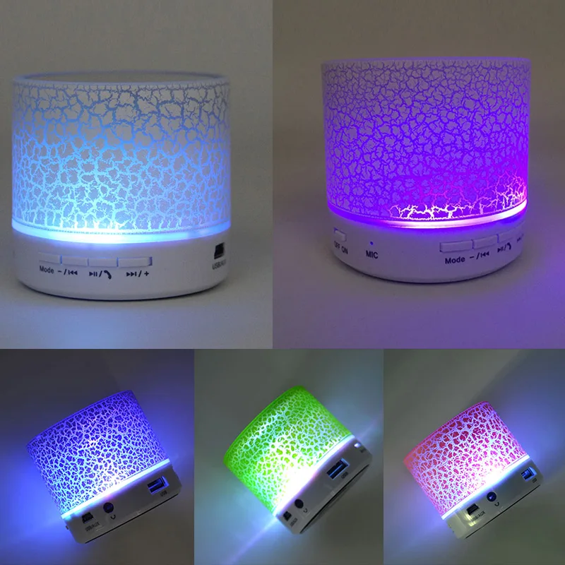 Портативный светодиодный мини-динамик Bluetooth s беспроводной динамик громкой связи