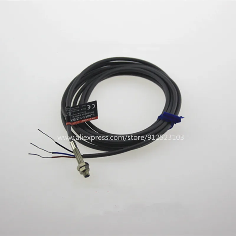 

5PCS Inductive Proximity Switch Sensor M4 3 Wire NPN/PNP DC6-36V Detecting Distance 1mm LJ4A3-1-Z/BX BY