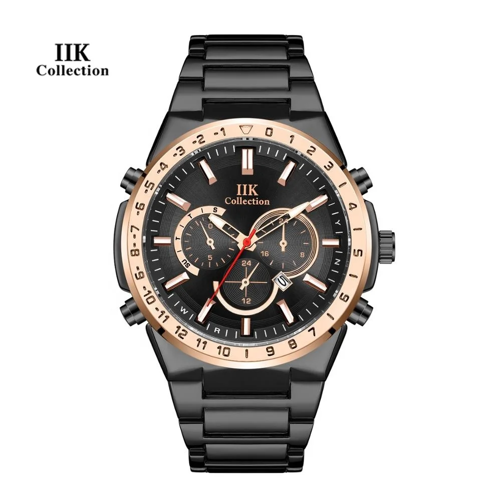

Men's Watch IIK Top Brand Waterproof Sports Business Automatic Date Quartz Watch Men's Watch Luxury Watches Automatic Watches