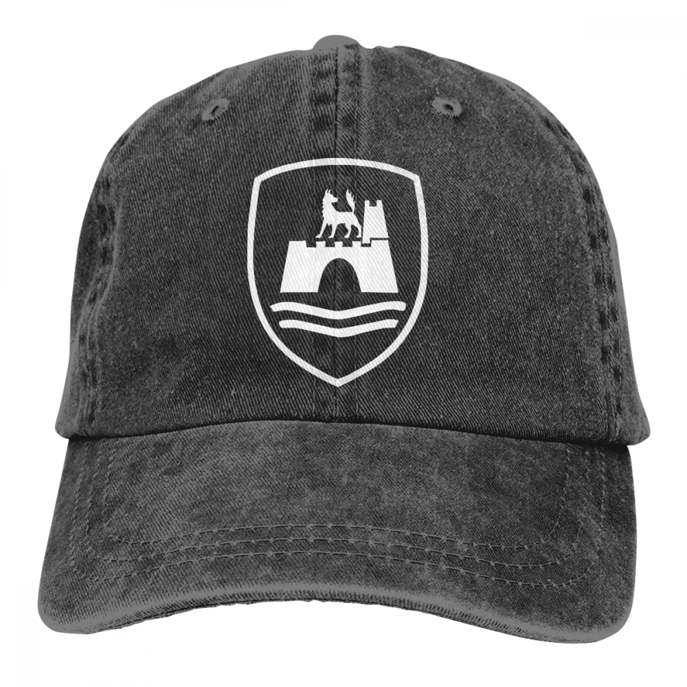 Вольфсбург Casquette черные унисекс Мужские Женские джинсовые бейсболка с ремешком