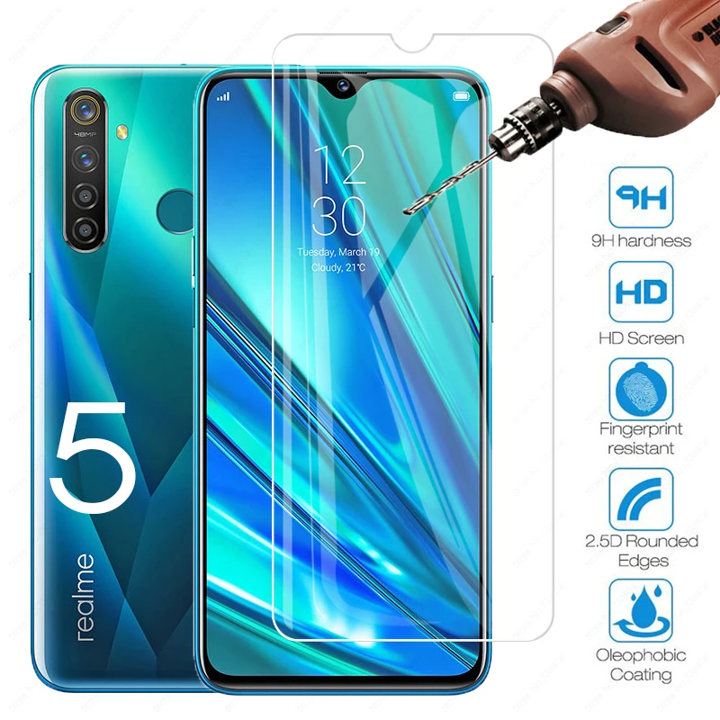 

3pcs HD Tempered Glass For OPPO Realme 5 Pro Screen Protector For oppo realme 5 pro realme5 real me 5 5pro Protective glass