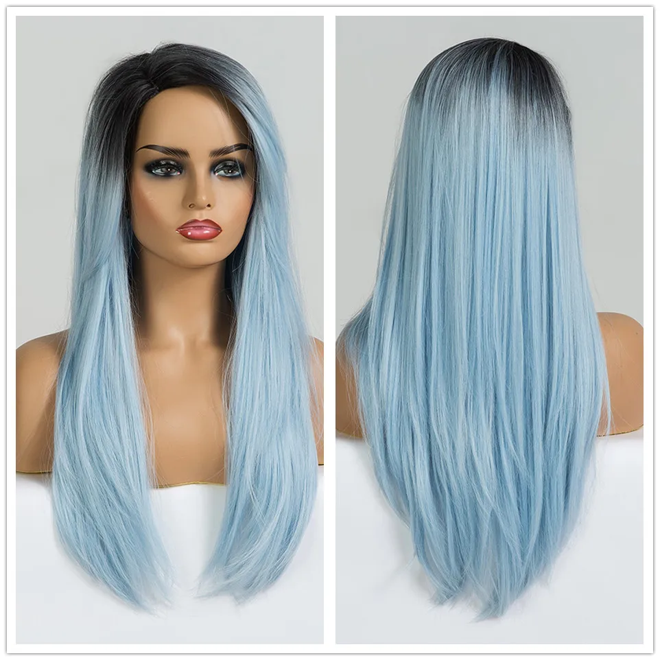 Крошечный LNAN смешанный черный пепельный светло-коричневый блонд синтетический