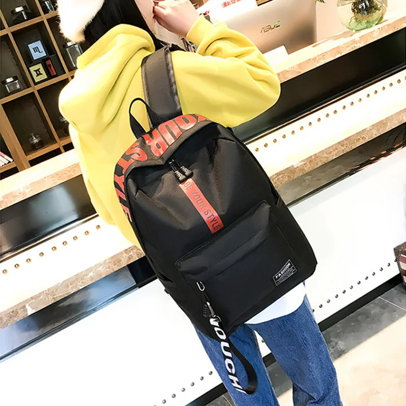 Женский Повседневный Рюкзак для ноутбука Женская дорожная сумка мужской