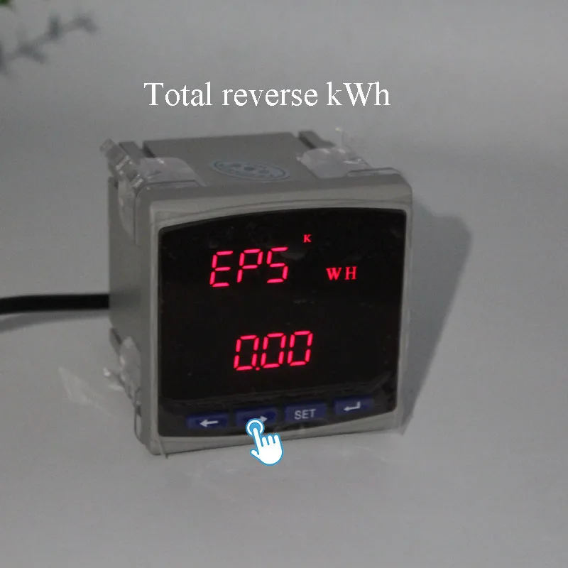 3 фазы электричества цифровой измеритель 100A 150A 200A 300A 250A Многофункциональный измеритель мощности с 3 шт. трансформаторы тока