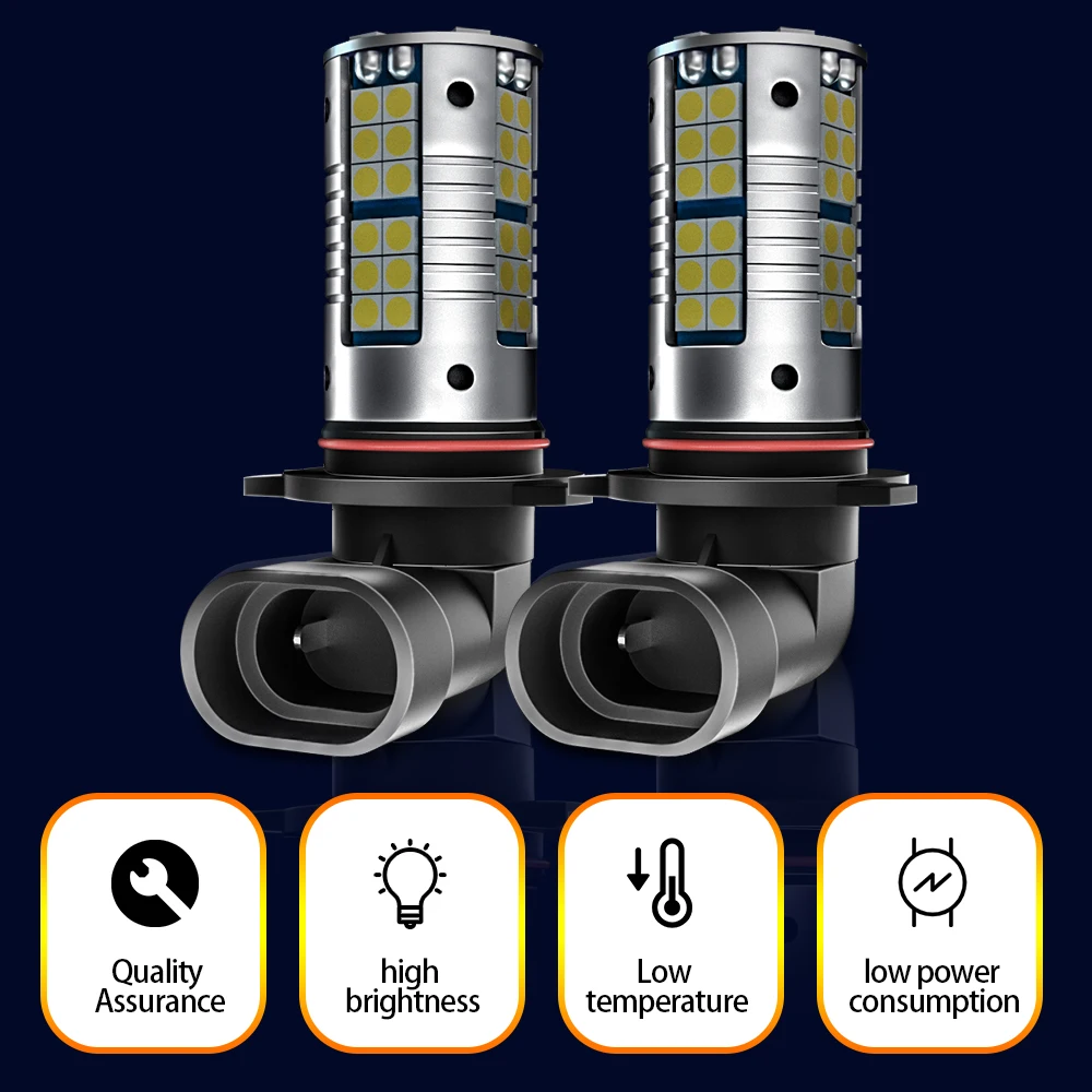 2pcs LED Fog Light Blub Lamp Canbus H10 9145 For Chrysler 300C Sebring Jeep Commander Compass Grand Cherokee XJ Wrangler JK |