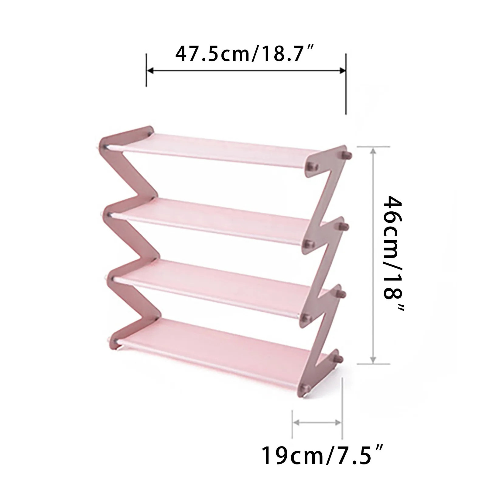

4-layer Household Economical Storage Shoe Rack At The Door Of The Dormitory Organizers Storage Bolsas De Almacenamiento