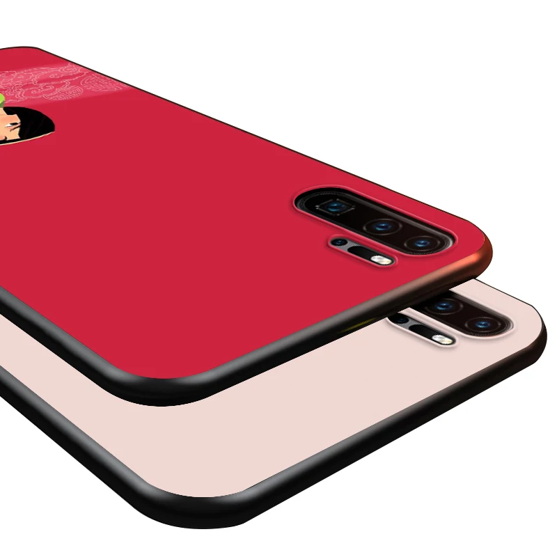 

Disney Mulan art for Huawei P40 P30 P20 P10 P9 Lite E Pro Plus Mini 2019 2017 Black Phone Case