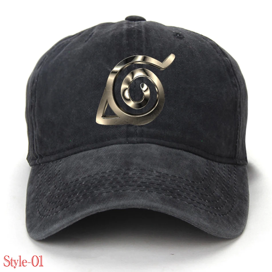 2021New модная спортивная шапка Кепка Наруто печать Регулируемая для мужчин и