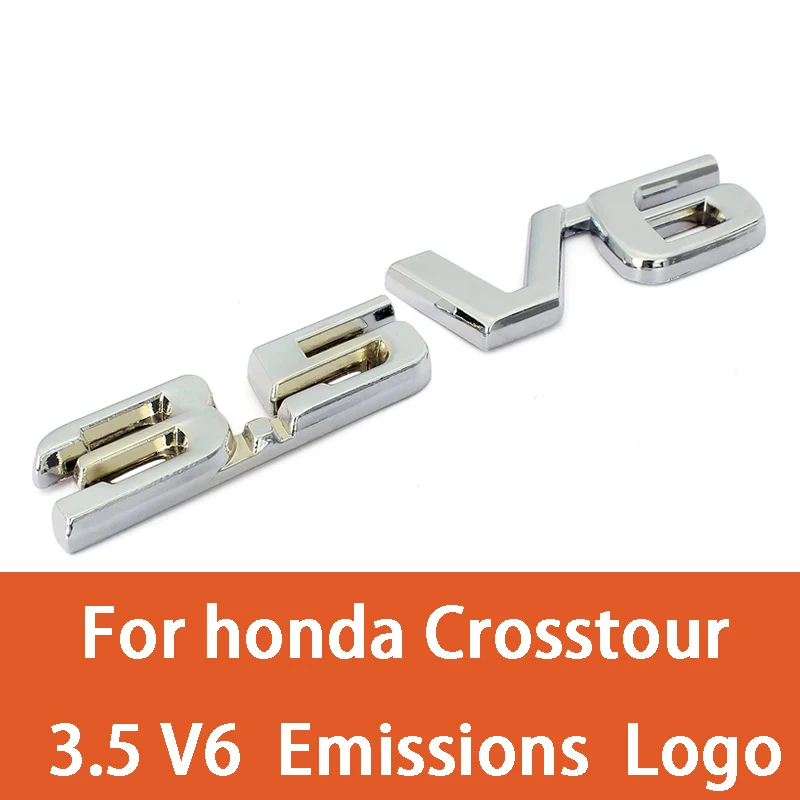 

Наклейка для модификации экстерьера автомобиля 3,5 V6 3D для прицепа Honda Crosstour Geshitu с объемом от 2,4 до 3,5, металлическое покрытие