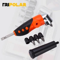 14 inch netic angle bit driver adapter screwdriver adjustable thumb flange off set power head power drill phillips bits