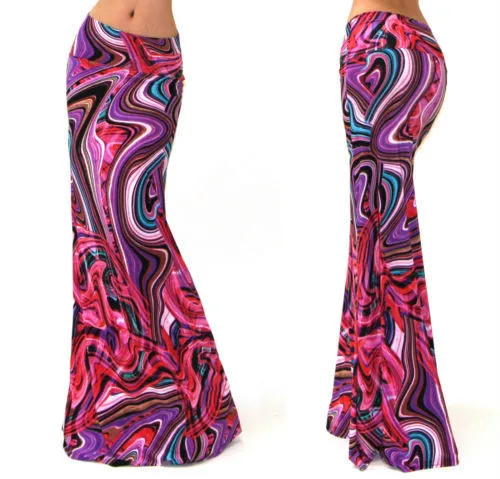 Женская юбка-карандаш с высокой талией длинная эластичная принтом Осень-зима 2020 |