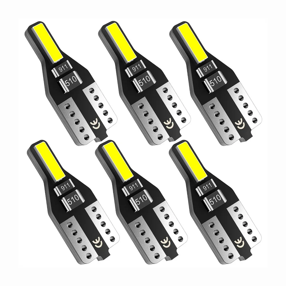 6Pcs T10 W5W светодиодный светильник салона автомобиля для hyundai Accent Azera Elantra Solaris ix35 ix25 Tucson Grand i10 XG300 XG350 Lantra Santa Fe - Испускаемый цвет: 6Pcs