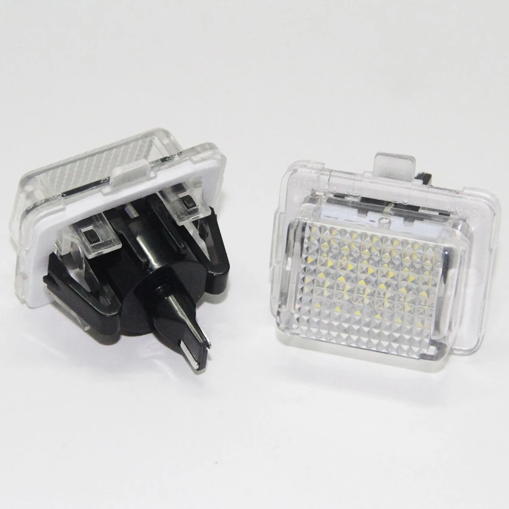 

2X Canbus LED Number License Plate Light For Mercedes Benz W216 W212 W221 Black