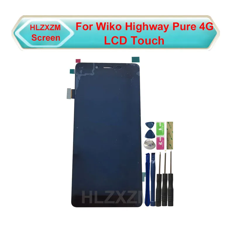 ЖК-дисплей для Wiko Road Pure 4G кодирующий преобразователь сенсорного экрана в сборе