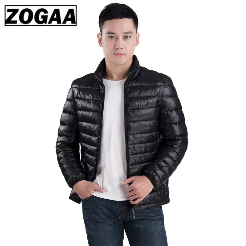 ZOGAA мужская одежда из хлопка зимняя новая пуховая Высококачественная куртка