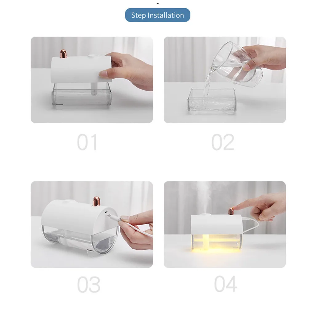 Лодочный увлажнитель Электрический арома масло ультразвуковой диффузор