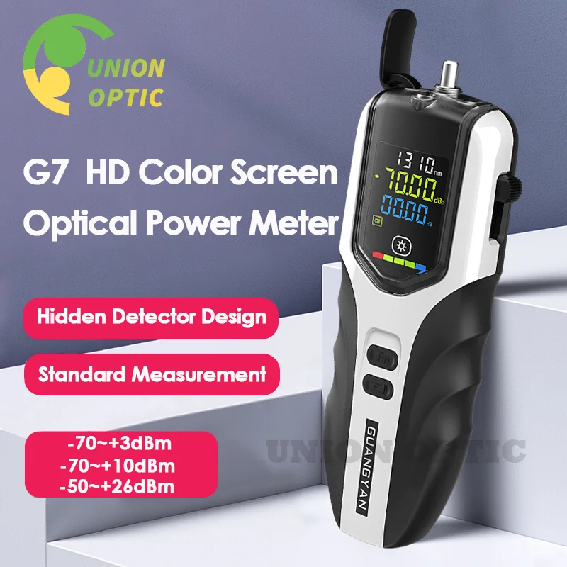 

Портативный высокоточный оптический измеритель мощности G7 перезаряжаемый аккумулятор цветной ЖК-экран со вспышкой OPM