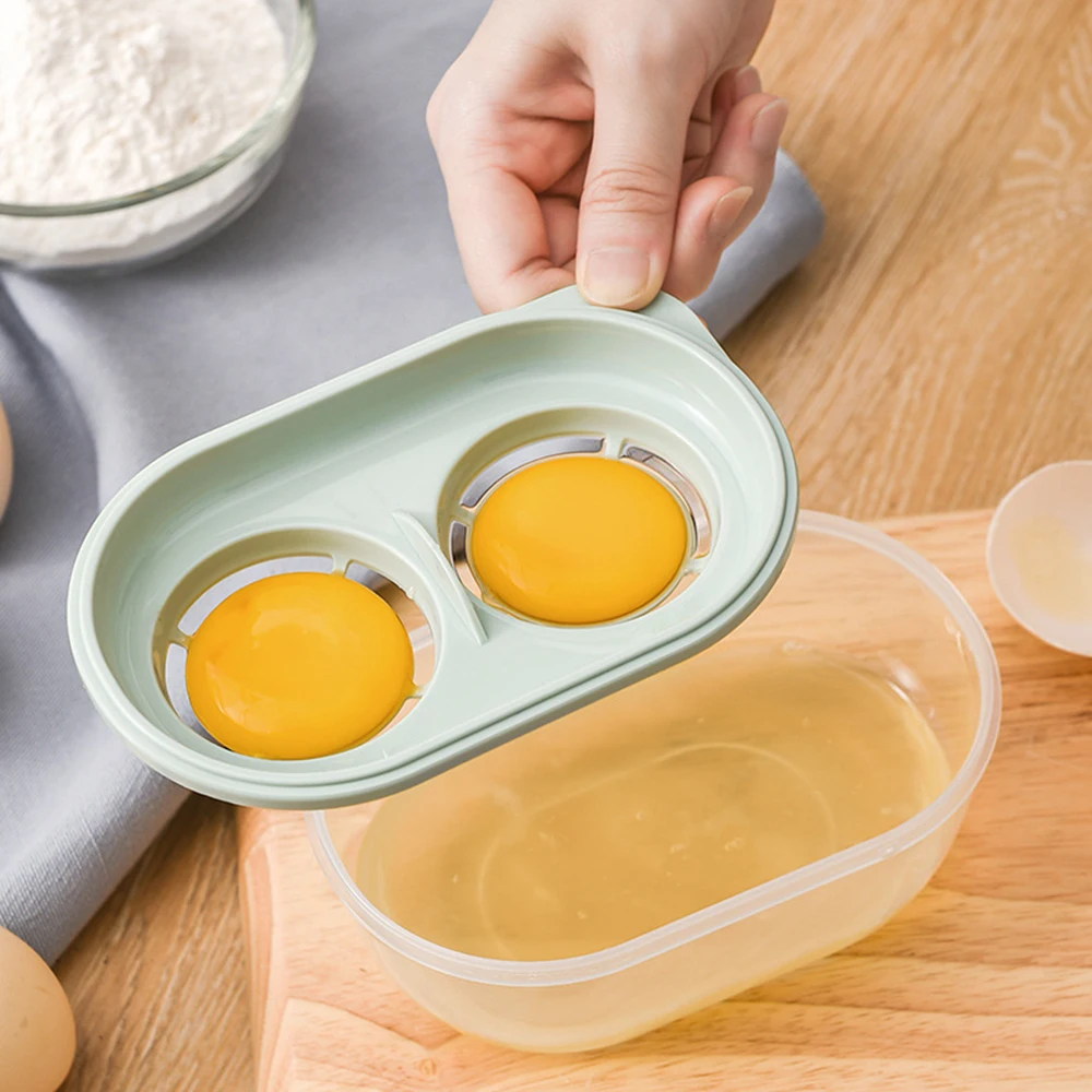 

Egg Separator Yolk Sifting Filter Container Egg Divider Baking Tools Cooking Gadgets Kitchen Accessories Household