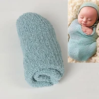 35150cm stretch knit wrap newborn photography props baby kids nubble rayon wraps maternity scarf hammock swaddlings women shawl