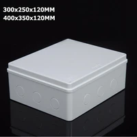 1pc 300x250x120mm 400x350x120mm ip65 wires junction box plastic distribution box waterproof electrical box empty plastic box