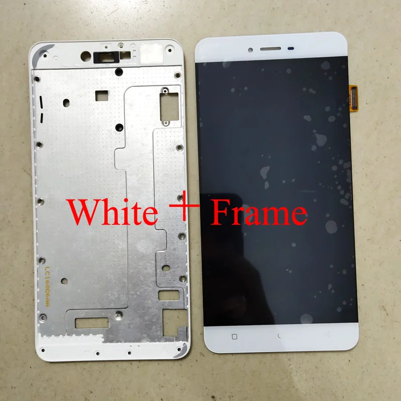 Протестированный белый/золотой для BLU Vivo 5 пять ЖК дисплей + сенсорный экран