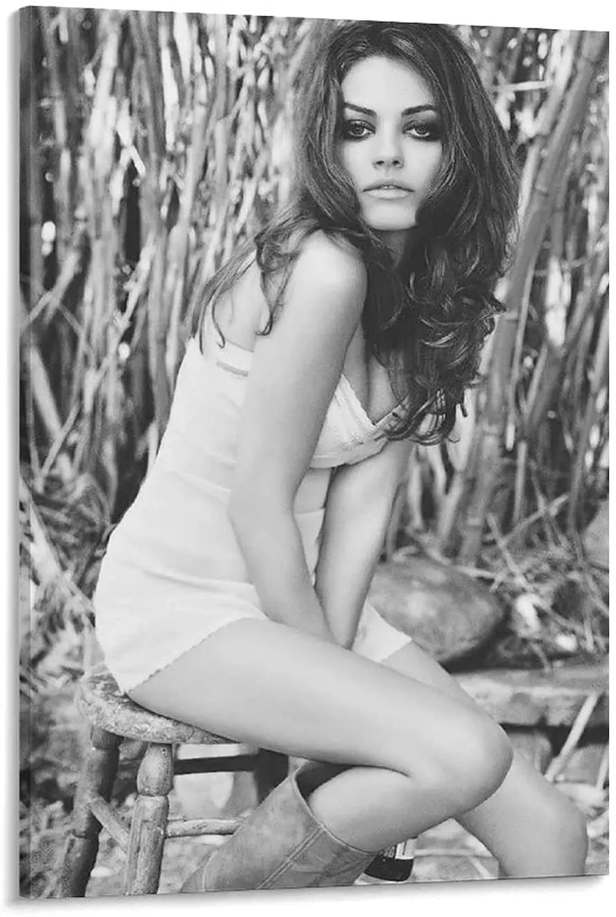 

Sexy Star Mila Kunis Fashion Poster Wall Art Poster Scroll Canvas Painting Picture Living Room Decor Home Framed/Unframed