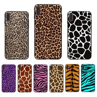 giraffe leopard tiger zebra wild print phone case for iphone 11 pro max xs 12 mini x xr shell se 2020 7 8 plus 6s 5 6 hard cover