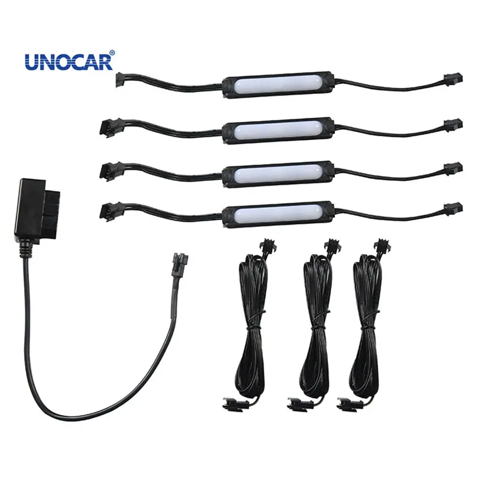 

Car styling For A3A4A4LA5A6 A6LQ2LQ3Q5Q5L interior ambience lamp footwell lamp rotation speed lamp LED interior lamp refitt