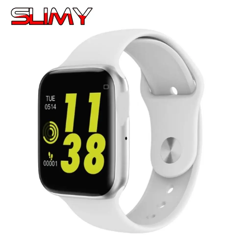 Белый Вызовов через Bluetooth серии 4 умные часы для Apple Watch, версии Полный Сенсорный экран Поддержка сердечного ритма монитор ЭКГ для huawei Xiaomi IOS Телефон - Цвет: Белый