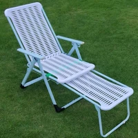 nap chair plastic beach folding recliner lazy balcony household leisure portable armchair outdoor cushions