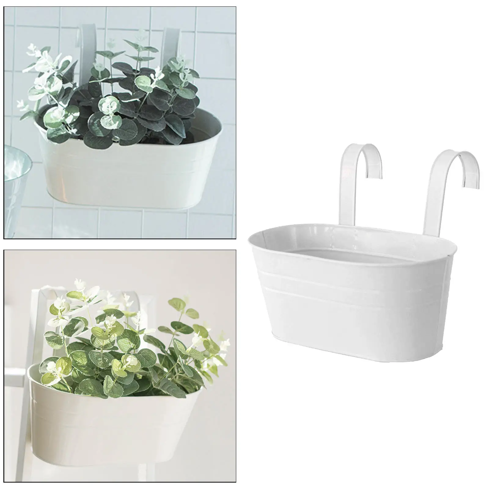 Съемный крючок подвесные цветочные горшки большая емкость для балкона кастрюли