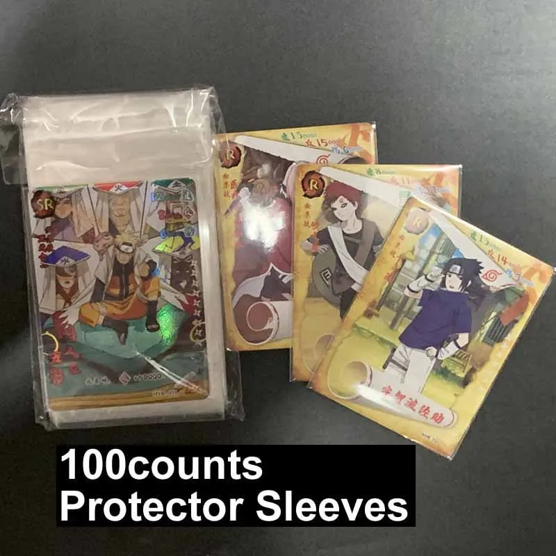 

Прозрачные защитные чехлы для карт для игр Yugioh Yu-Gi-Oh, 100 шт., 67*90 мм Чехол с держателем детские подарки