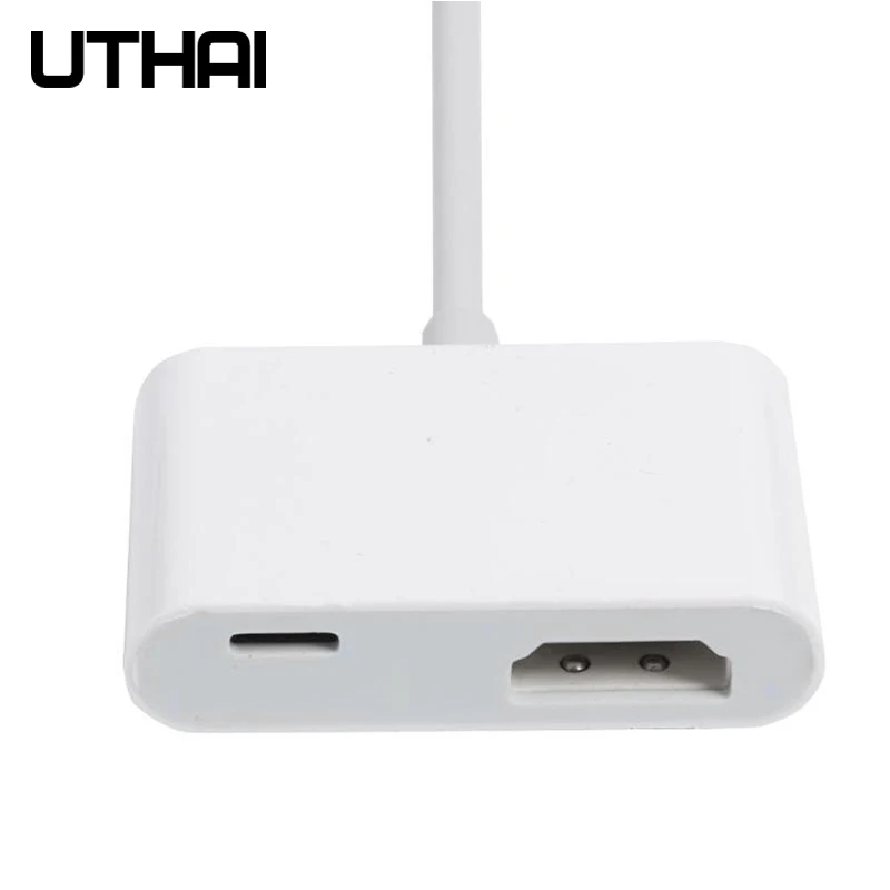 Для iphone и Android TYPE C к HDMI Совместимость 1080P 3 в 1 цифровой av адаптер Lightning для 11 XR X 8 7 ipad