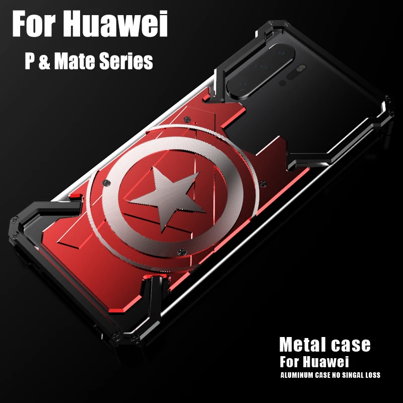 

Модный крутой Алюминиевый металлический чехол с капитаном США для Huawei P30 Pro P20 P10 P9 Plus, задняя крышка для Huawei Mate 30 Pro Mate20 10 HP101