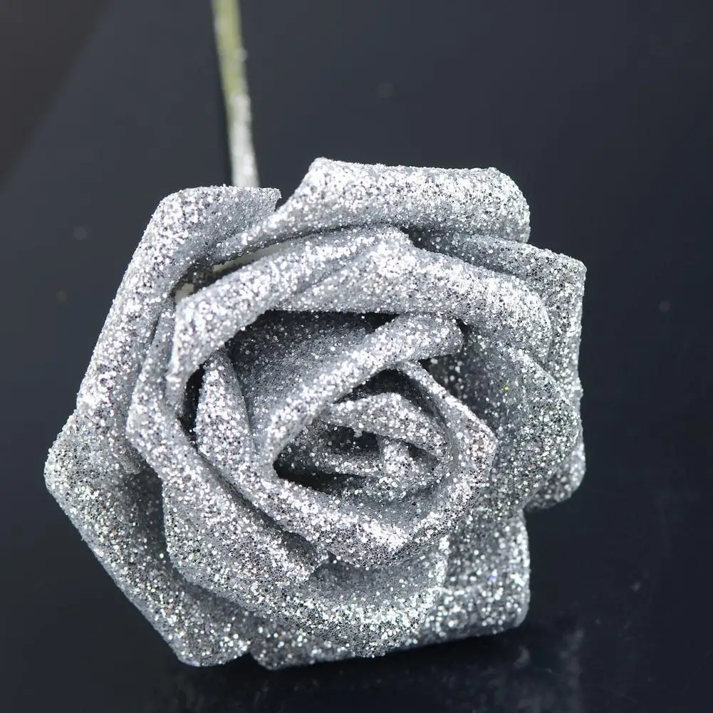 

7 Colors 10Pcs 6.5cm Artificial Rose Flowers Decoration