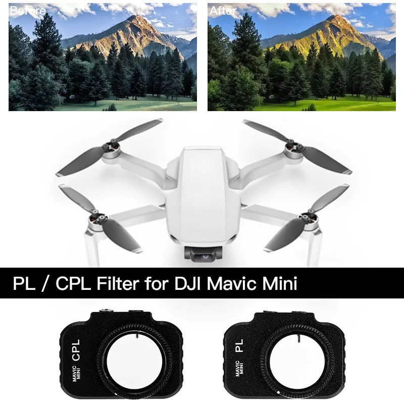 Фильтр для объектива DJI Mavic Mini ND2/ND4/ND8/ND16/ND32/ND64/CPL/PL Сменный фильтр камеры аксессуары