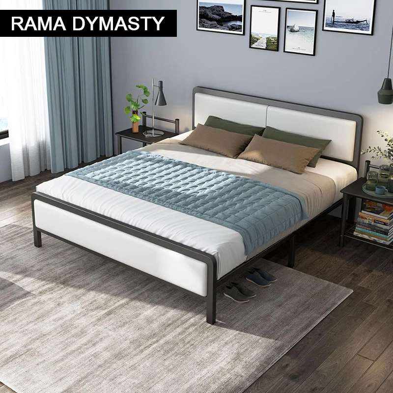 Металлическая кровать RAMA DYMASTY железная с современным дизайном модная king/queen size