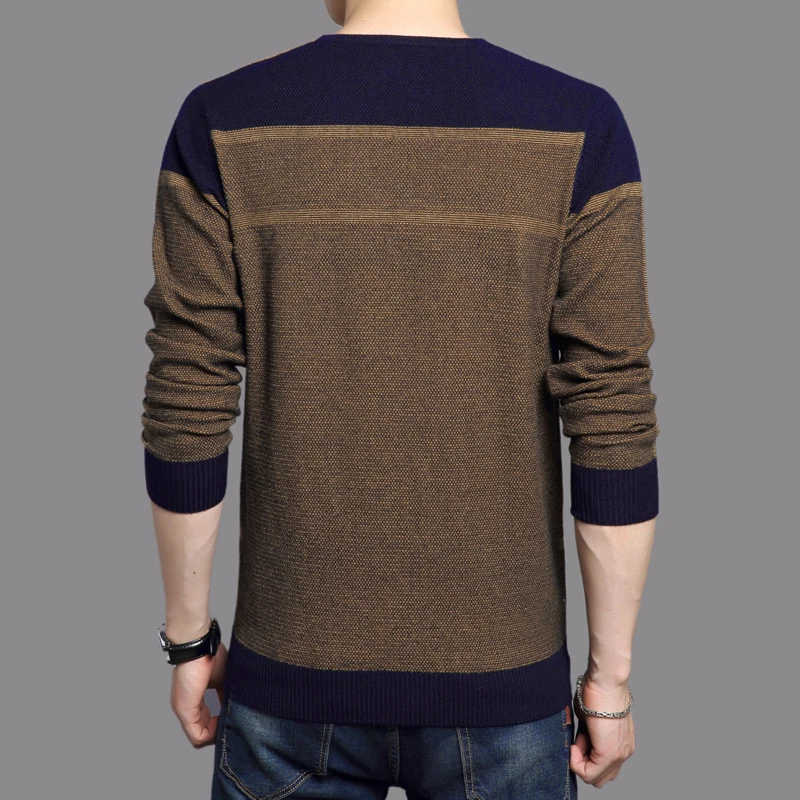 Новинка 2021 мужской хлопковый свитер пуловер свитера повседневный вязаный