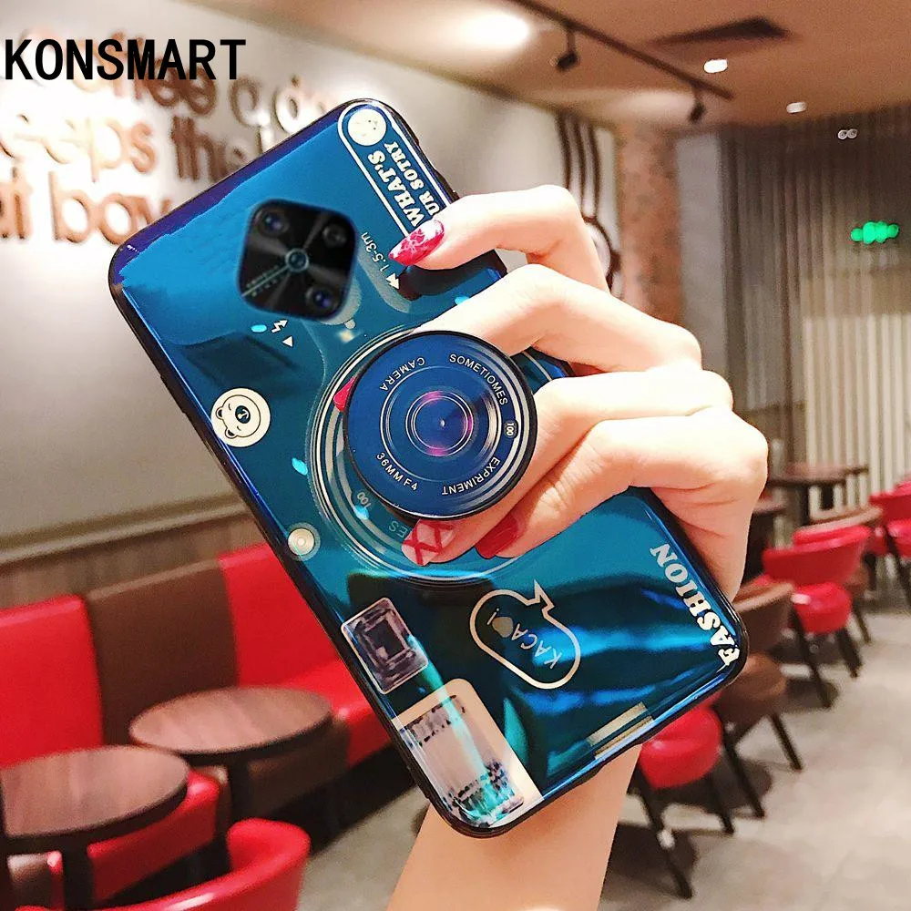 KONSMART ретро 3D камера стенд для VIVO V17 русский 6 38 дюймовый чехол S1 Pro Роскошная