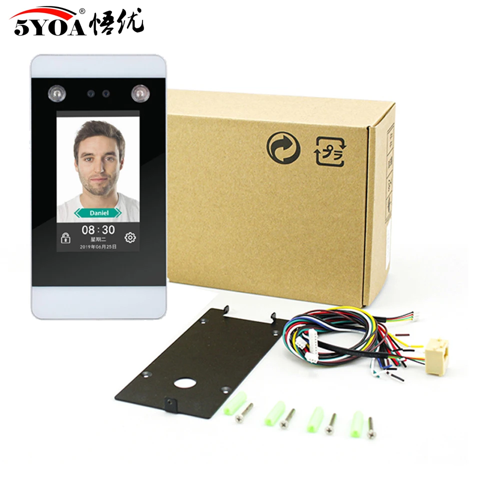 Система контроля доступа динамическое Распознавание лиц Wi Fi TCP IP устройство 4 3