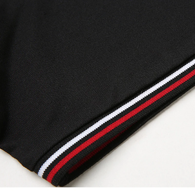 

High Quality Mens Polo Shirt Tops Brand Logo Silk Short Sleeve for Summer Stripes Business Smart Fashion Casual A07161133