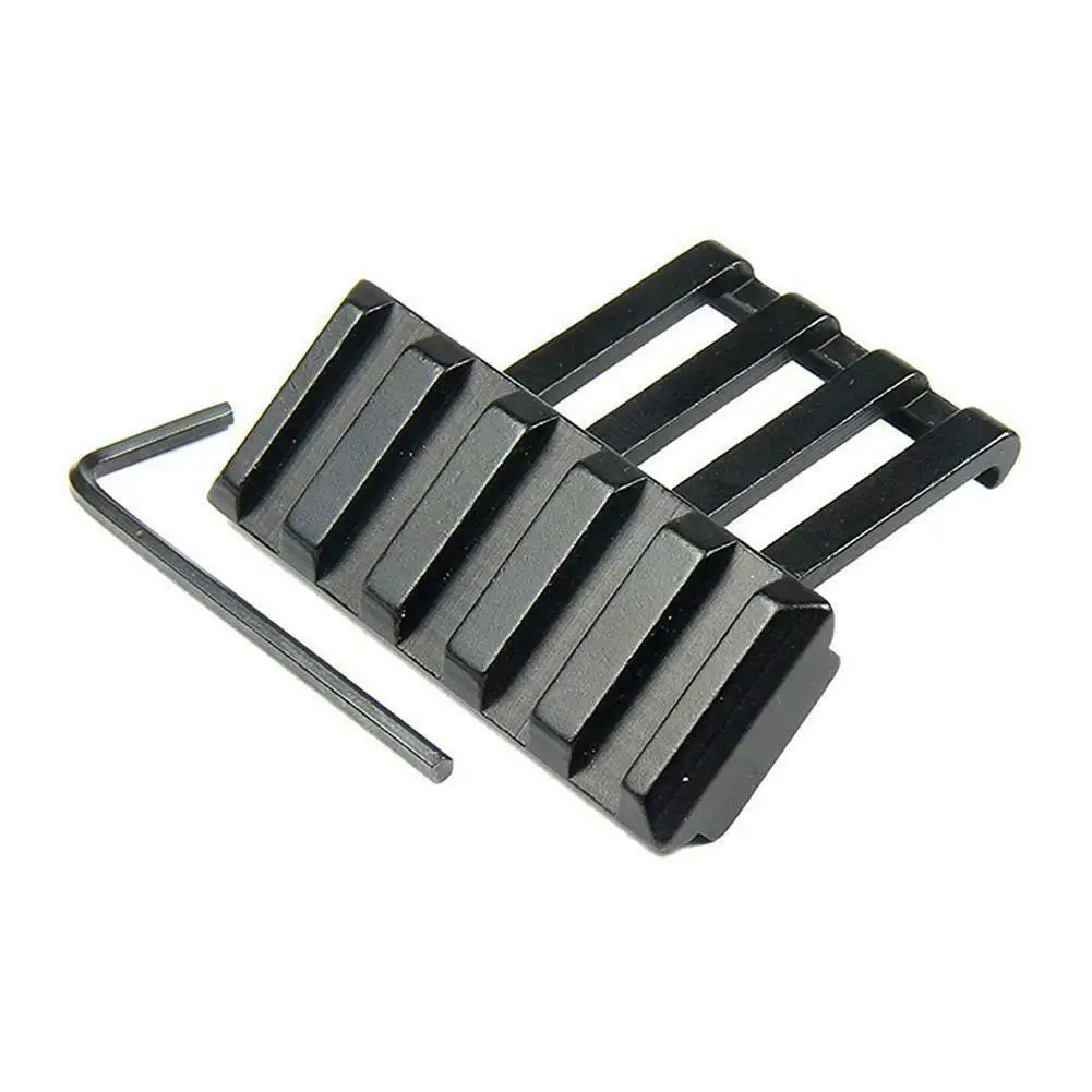 

Low Profile 5 Slot 30 Degree Offset Laser Sight Scope Mount Fit 20mm Weaver Picatinny Rail For Rifle Pistol Shooting