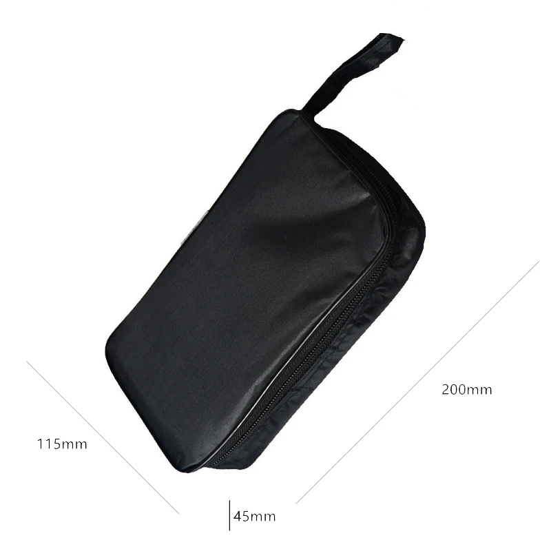 UNI-T UT89XD UT61E Multimeter Storage Bag Black Cloth Toolkit Pouch Tool Box Durable Waterproof Shockproof Soft Case 20*11.5*4.5 |