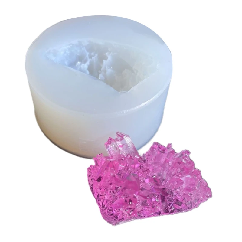 

Simulation Original Stone Mold DIY Crafts Epoxy Mold Handmade Mold Crystal Cluster Mold Epoxy Resin Mold Silicone Mould